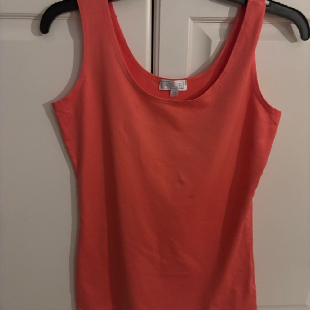 A'NUE classic‎ orange tank top. Size medium.